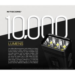 Lanterna Profesionala, Nitecore Tm10k, 10000 Lumeni, 288 Metri, Reincarcabila Usb-c