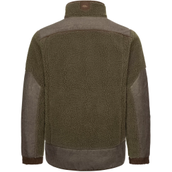 Jacheta Vanatoare Sherpa Fleece Dark Brown Blaser