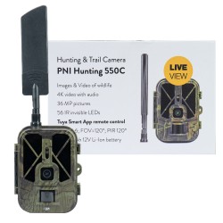 Camera vanatoare PNI Hunting 550C Internet 4G LTE, acces live