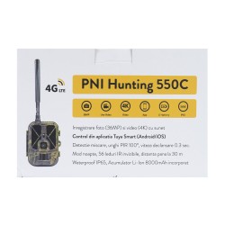 Camera vanatoare PNI Hunting 550C Internet 4G LTE, acces live