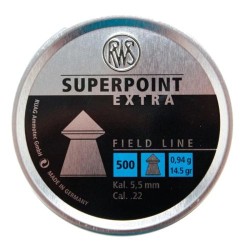 Munitie aer comprimat 500 RWS SUPERPOINT EXTRA 5,5 mm