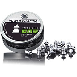 munitie aer comprimat RWS CUTIE METAL 100 FIELD LINE POWER PIERCING 5,5MM 0,89G