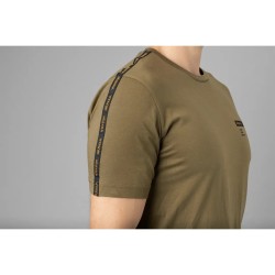 TRICOU HÄRKILA LOGO BAND S/S DARK ANTIQUE BRONZE