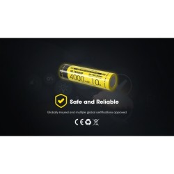 Nitecore NL1840HP, Acumulator 18650, Li-Ion, 4000 mAh, PCB, 10A