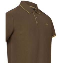 BLASER TRICOU POLO 22 DARK BROWN