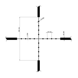 Luneta tactica cu punct rosu DDoptics Nighteagle V6 5-30x50 Gen3 Mildot MOA iFiber