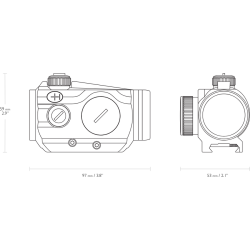 HAWKE RED DOT SIGHT VANTAGE RD 1X30