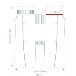 Binoclu KITE OPTICS BINOCLU URSUS 8X42 BLACK