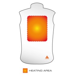 Vesta ALPENHEAT Heated Fleece Vest FIRE - Black