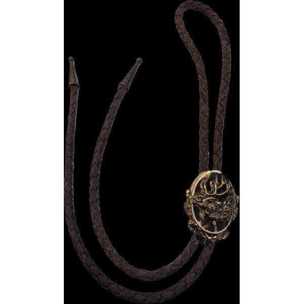 Cravata Vanatoreasca Snur Piele (Mistret / Cerb / Caprior)