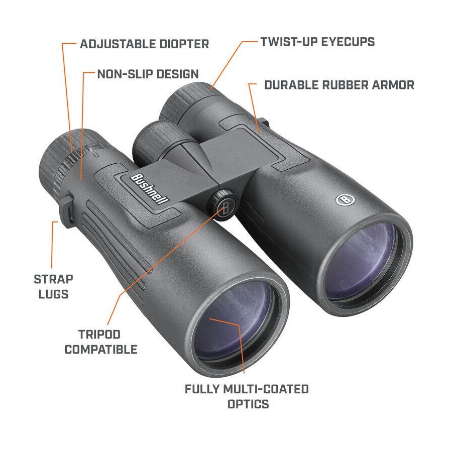 BINOCLU 12X50 LEGEND ROOF BLACK