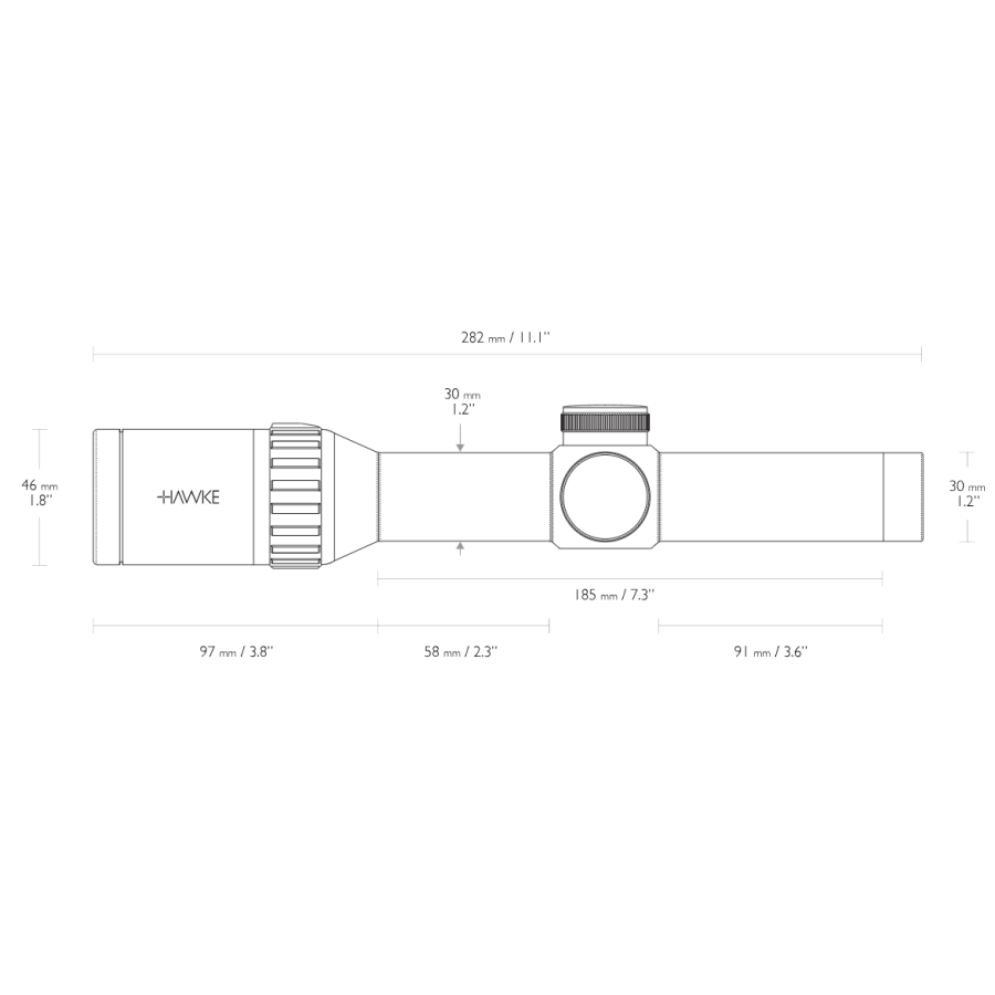 LUNETA VANTAGE WA 1-4×24 L4A/IR/30MM