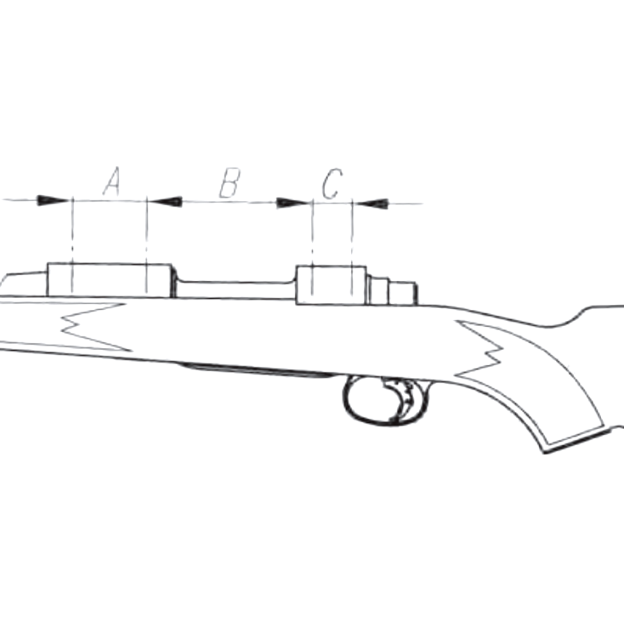 SINA PICATINNY ERA AL. WINCHESTER M70 1BUC LUNGA