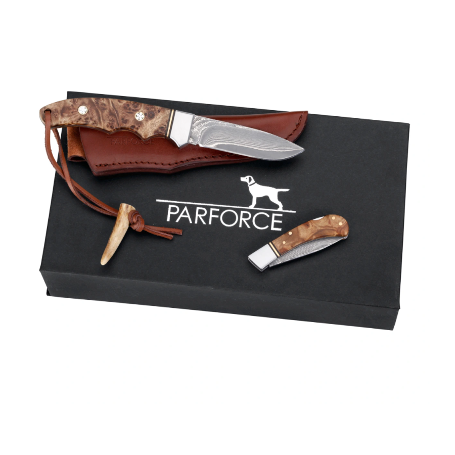 SET CUTITE PARFORCE DAMASC MANER LEMN (CUTIT+BRICEAG)