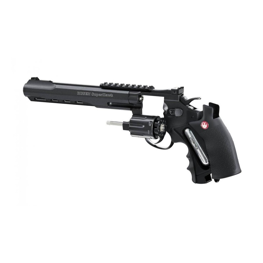 REVOLVER CO2 AIRSOFT RUGER SUPERHAWK.8 6MM 8BB 4J