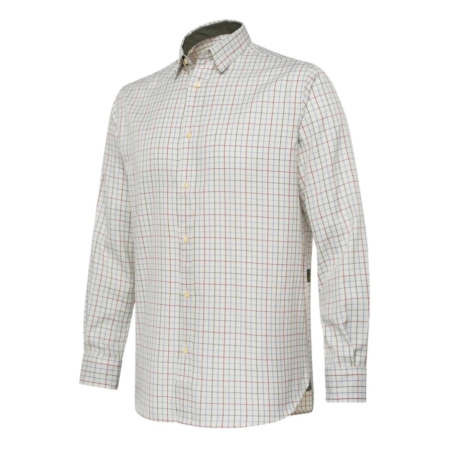 Camasa BERETTA Charlow LS (Ivory & Blue check)
