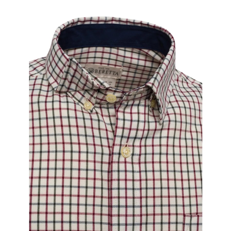 Camasa BERETTA Ellis (Ivory & Green Check)