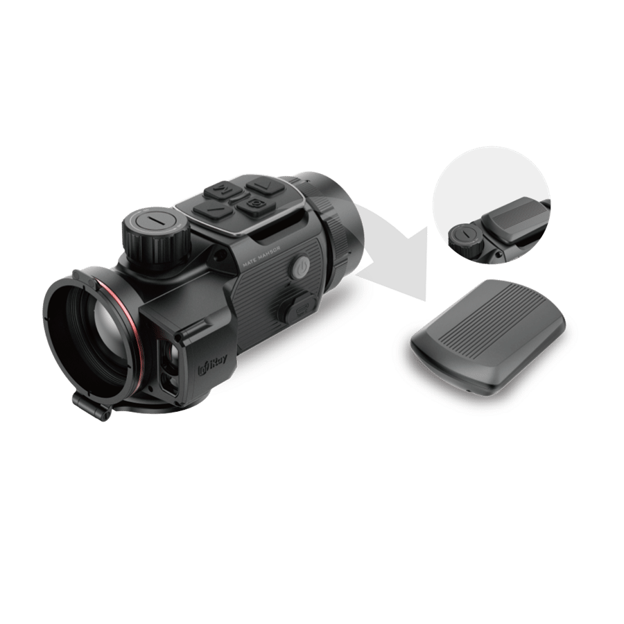 2x InfiRay Outdoor Baterie IBP-6 cu suport de încărcare