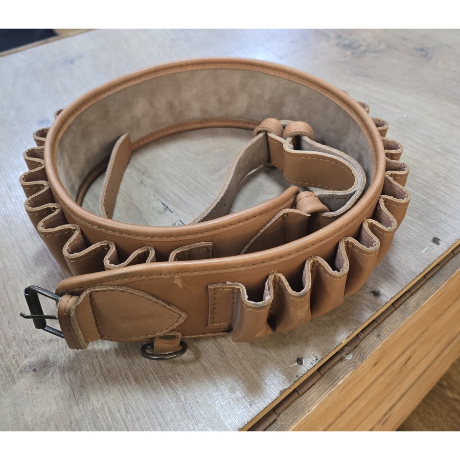 Cartusiera din piele cal. 20 cu 30 posturi - crem