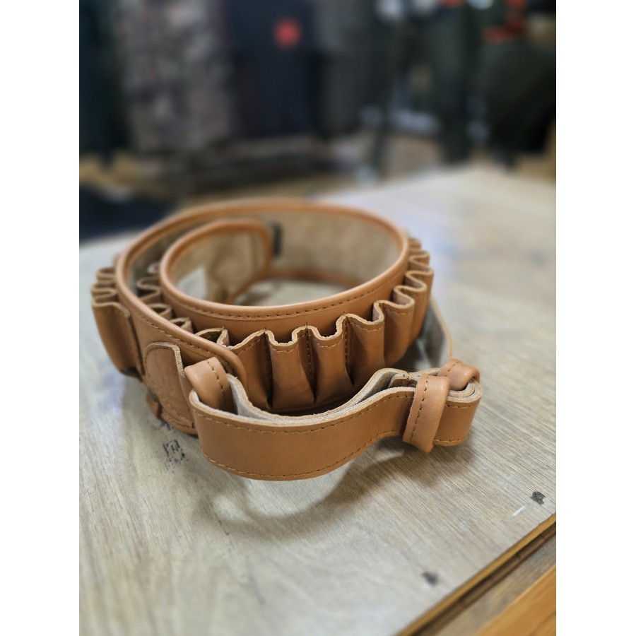 Cartusiera din piele cal. 20 cu 30 posturi - crem