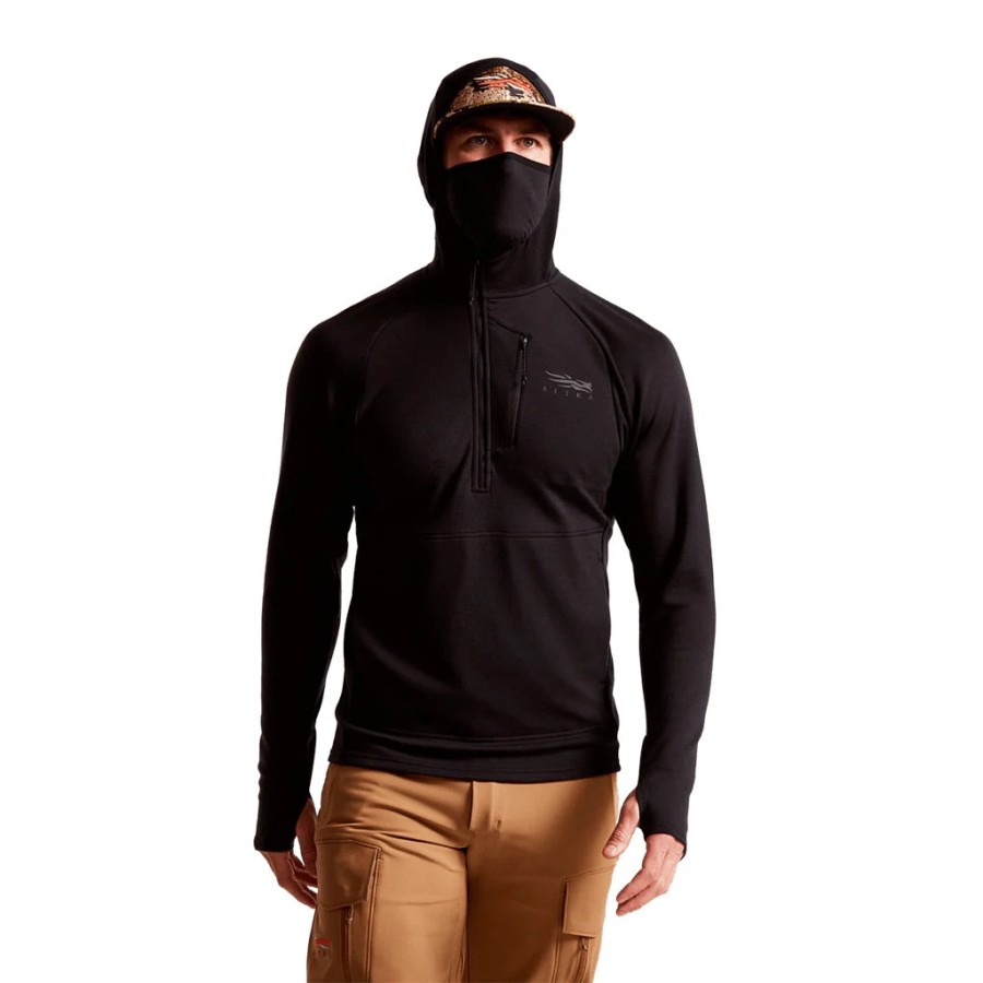 Hanorac SITKA Core Merino 330 Hoody Black