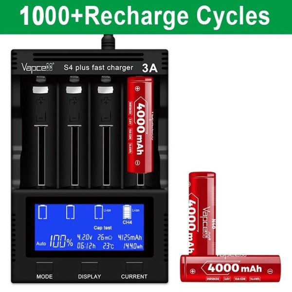 Baterie Vapcell 18650 N40 3400mAh 10A Dulotec