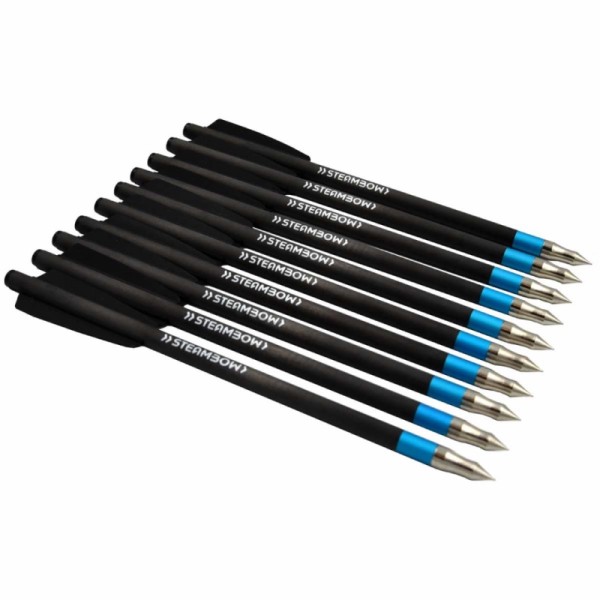 Sageti vanatoare carbon STEAMBOW AR-Series Light Match - pachet de 10
