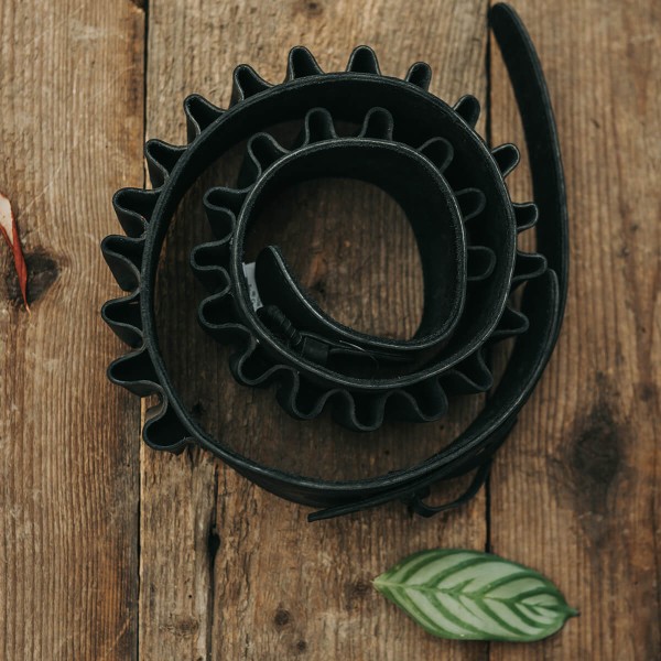 Cartusiera reglabila, cartus inchis, 30 de posturi, piele