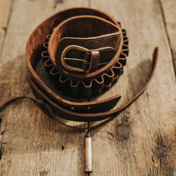 Cartusiera reglabila, glont, cartus deschis, piele