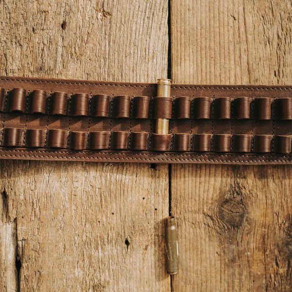 Cartusiera reglabila, glont, cartus deschis, piele