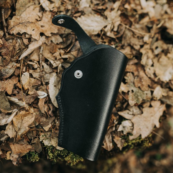 Port pistol BERETTA, fara capac, fara sector, negru, piele