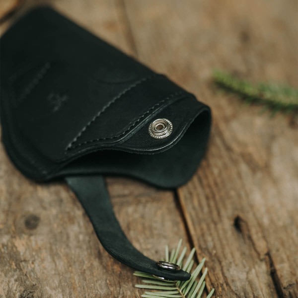 Port pistol fara capac, tip Walther P99, fara sector, negru, piele