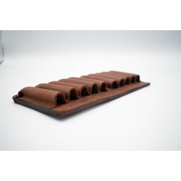 Portmunitie, glont, fara capac, 10 locase, piele