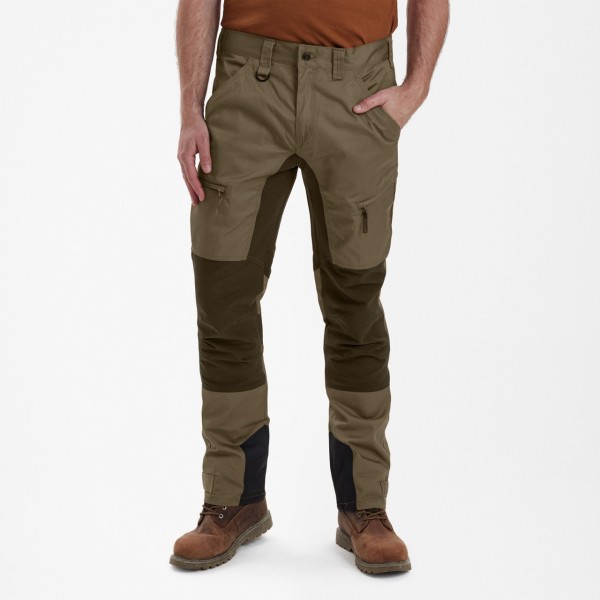 Pantaloni elastici DEERHUNTER Rogaland cu contrast (Driftwood)