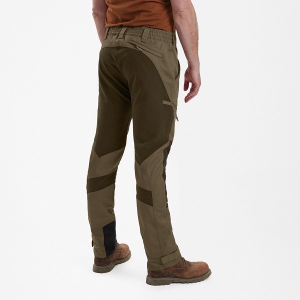 Pantaloni elastici DEERHUNTER Rogaland cu contrast (Driftwood)