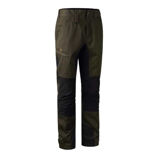 Pantaloni elastici DEERHUNTER Rogaland cu contrast (Adventure Green)