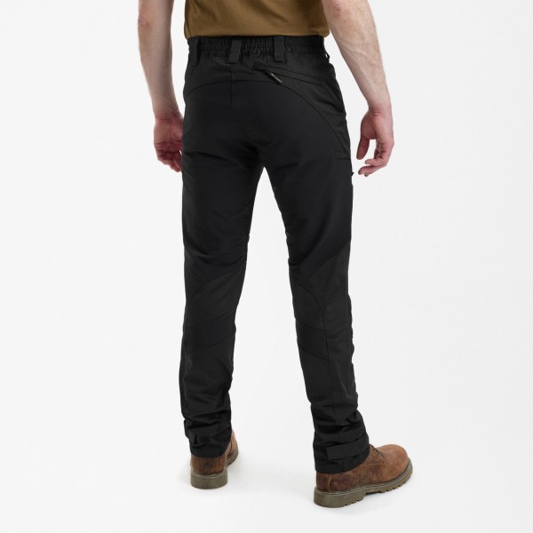 Pantaloni elastici DEERHUNTER Rogaland cu contrast (Black)