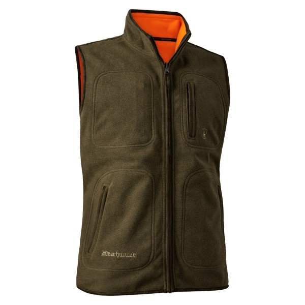 Vesta din fleece reversibila DEERHUNTER Gamekeeper (Safety Orange)
