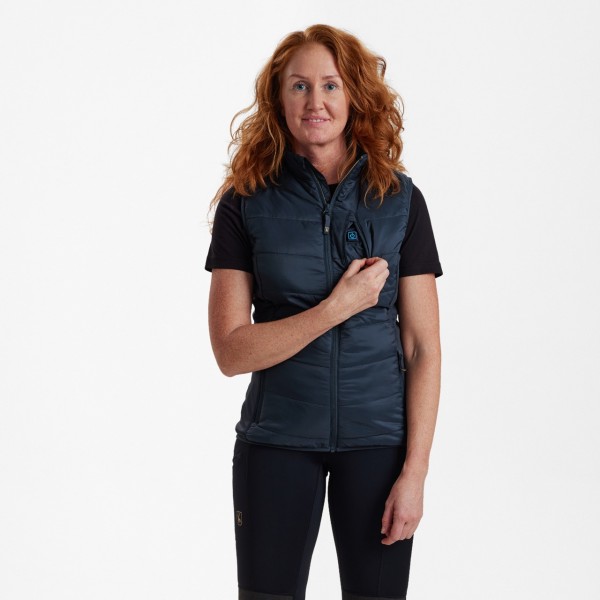 Vesta cu incalzire DEERHUNTER Lady Heat Padded (Dark Blue)