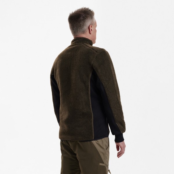 Jacheta din fleece DEERHUNTER Rogaland (Chocolate Brown)