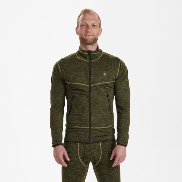 Fleece DEERHUNTER Norden Insulated (Green Melange)
