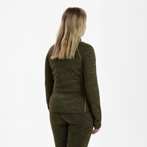 Fleece DEERHUNTER Lady Insulated (Green Melange)