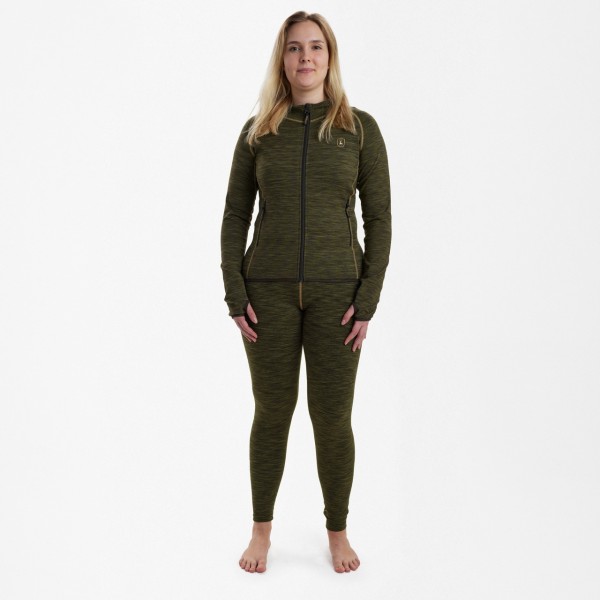 Fleece DEERHUNTER Lady Insulated (Green Melange)