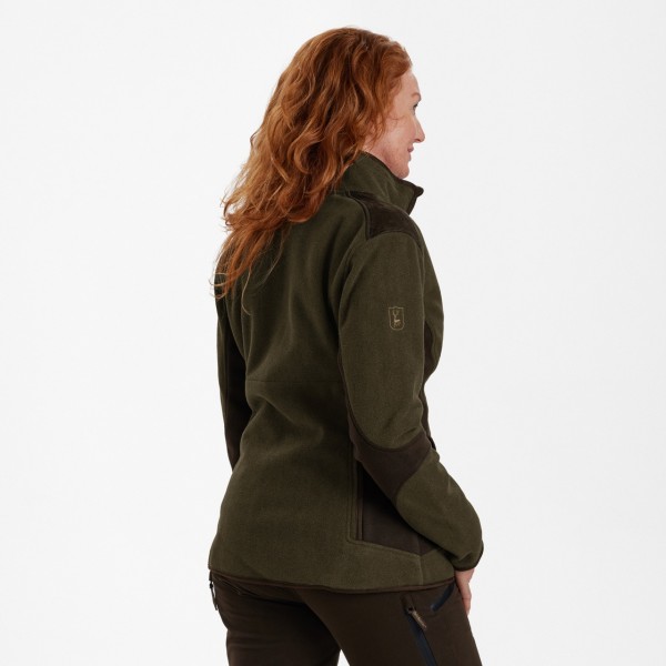 Jacheta din fleece DEERHUNTER Lady Pam Bonded (Graphite Green)