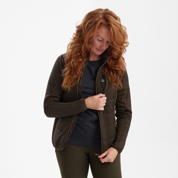 Jacheta cu incalzire DEERHUNTER Lady Heat Padded (Wood)