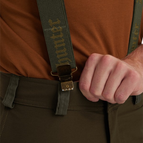 Bretele cu clips DEERHUNTER Logo Braces (Art Green)