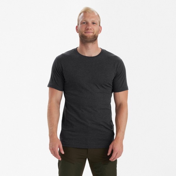 Pachet 2 tricouri DEERHUNTER Basic (Adventure Green Melange)