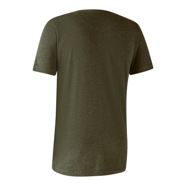 Pachet 2 tricouri DEERHUNTER Basic (Adventure Green mel/Brown Leaf mel.)