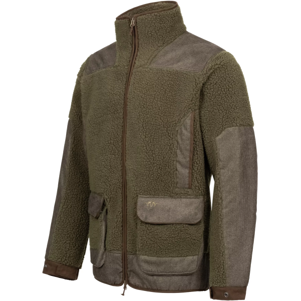Jacheta BLASER Sherpa Fleece - Dark Olive