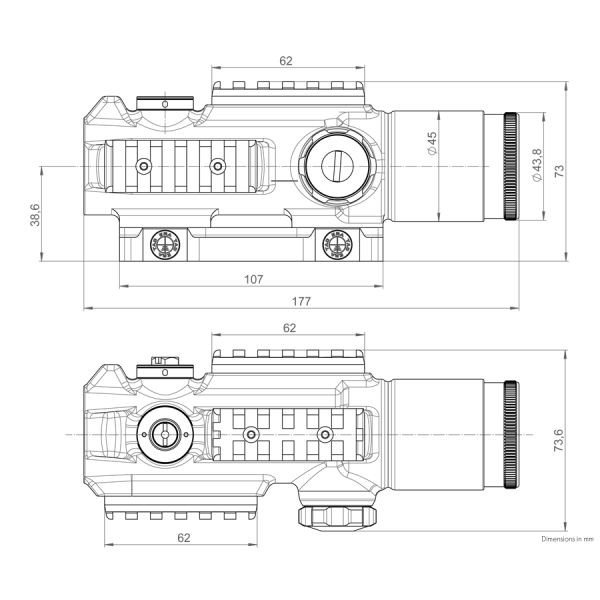 Luneta KAHLES K4i 4x30i